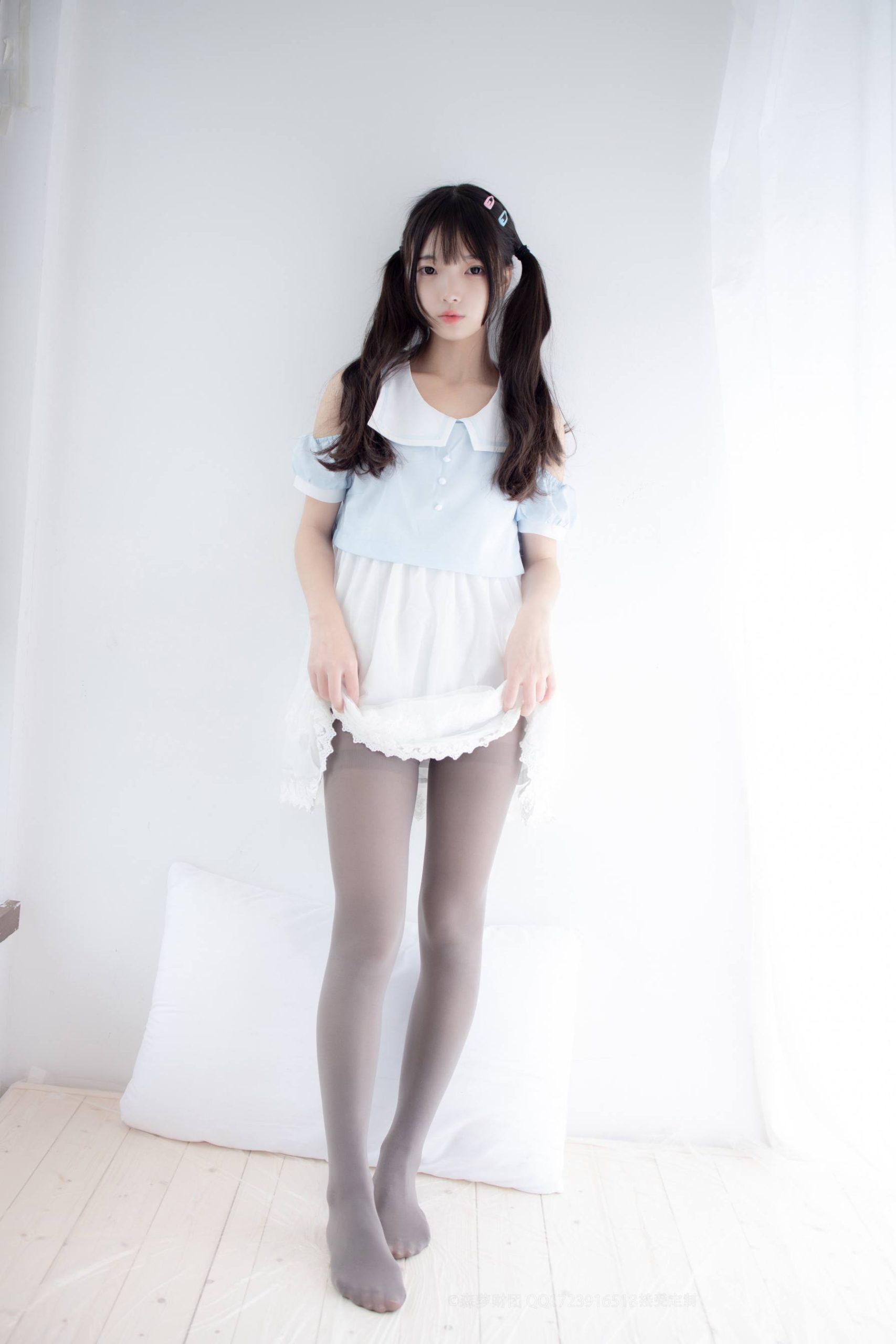 图片[4]-超级甜美的灰丝小姑娘【86P】20005-开心图库