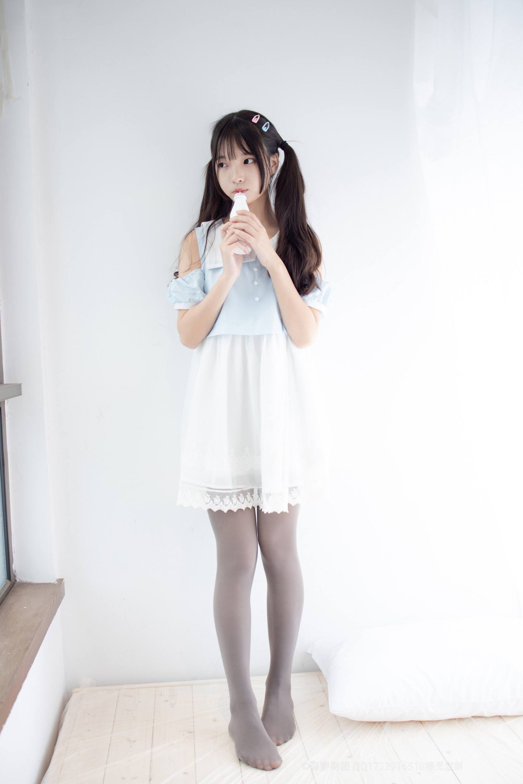 图片[6]-超级甜美的灰丝小姑娘【86P】20005-开心图库