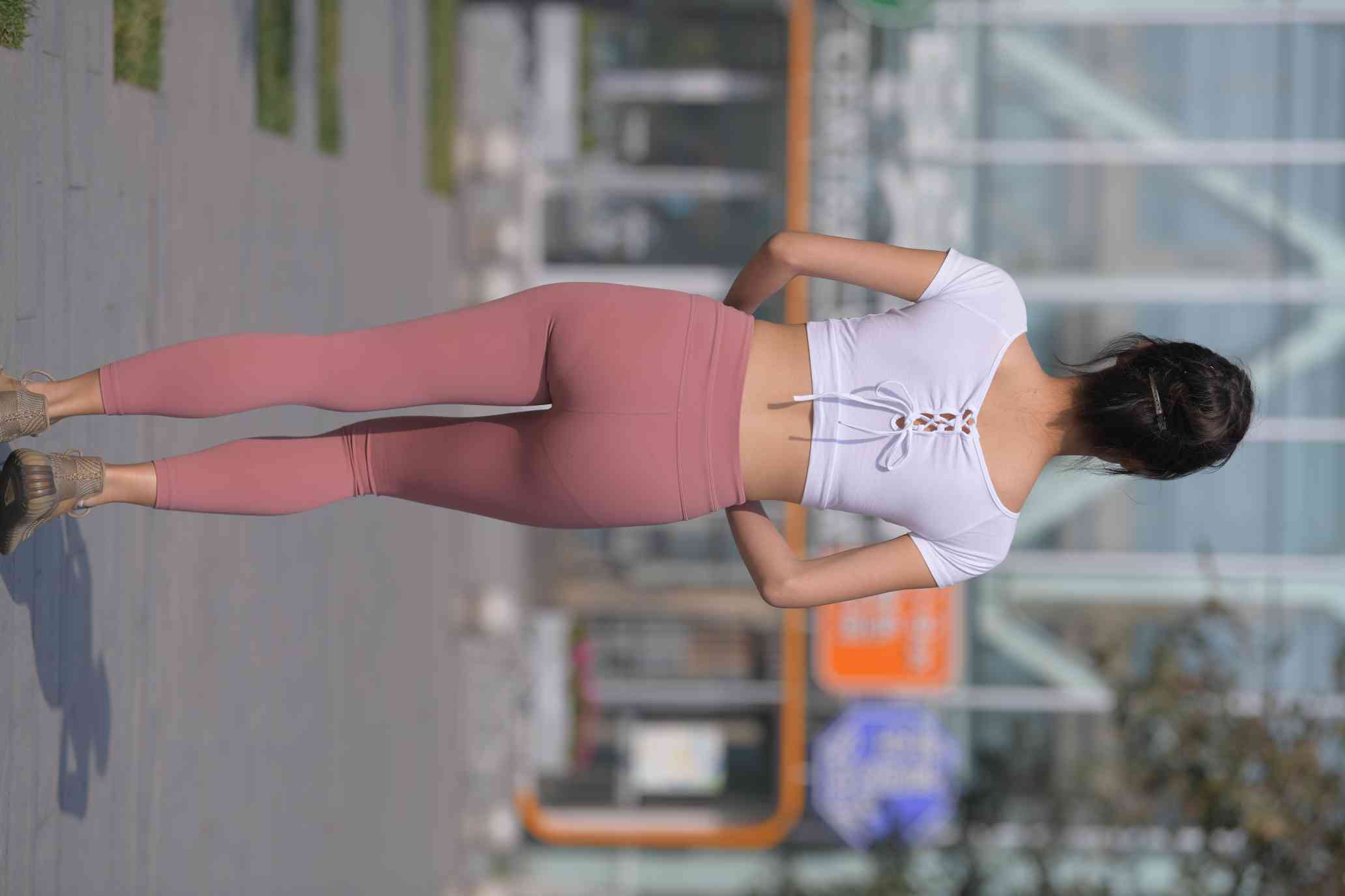 很漂亮的瑜伽裤女孩【419P】04013-开心图库