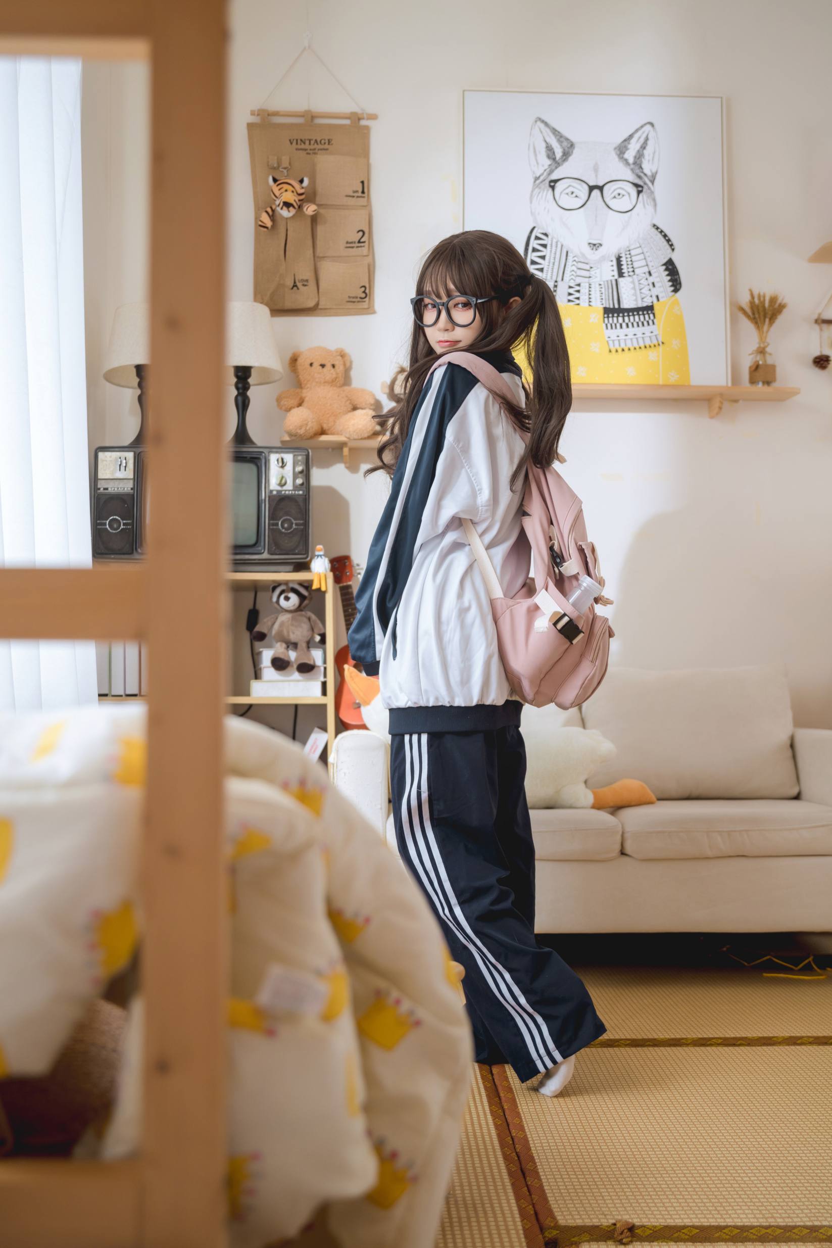 图片[3]-穿校服的双马尾女孩【64P】20010-开心图库