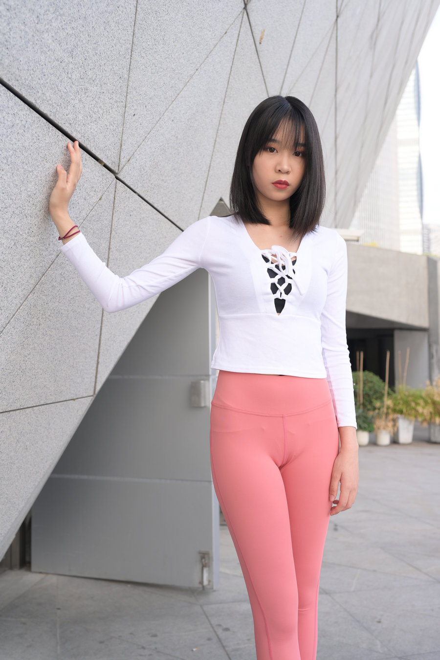 图片[3]-粉色瑜伽裤年轻女孩 J1311 417P17V-14.9GB-开心图库