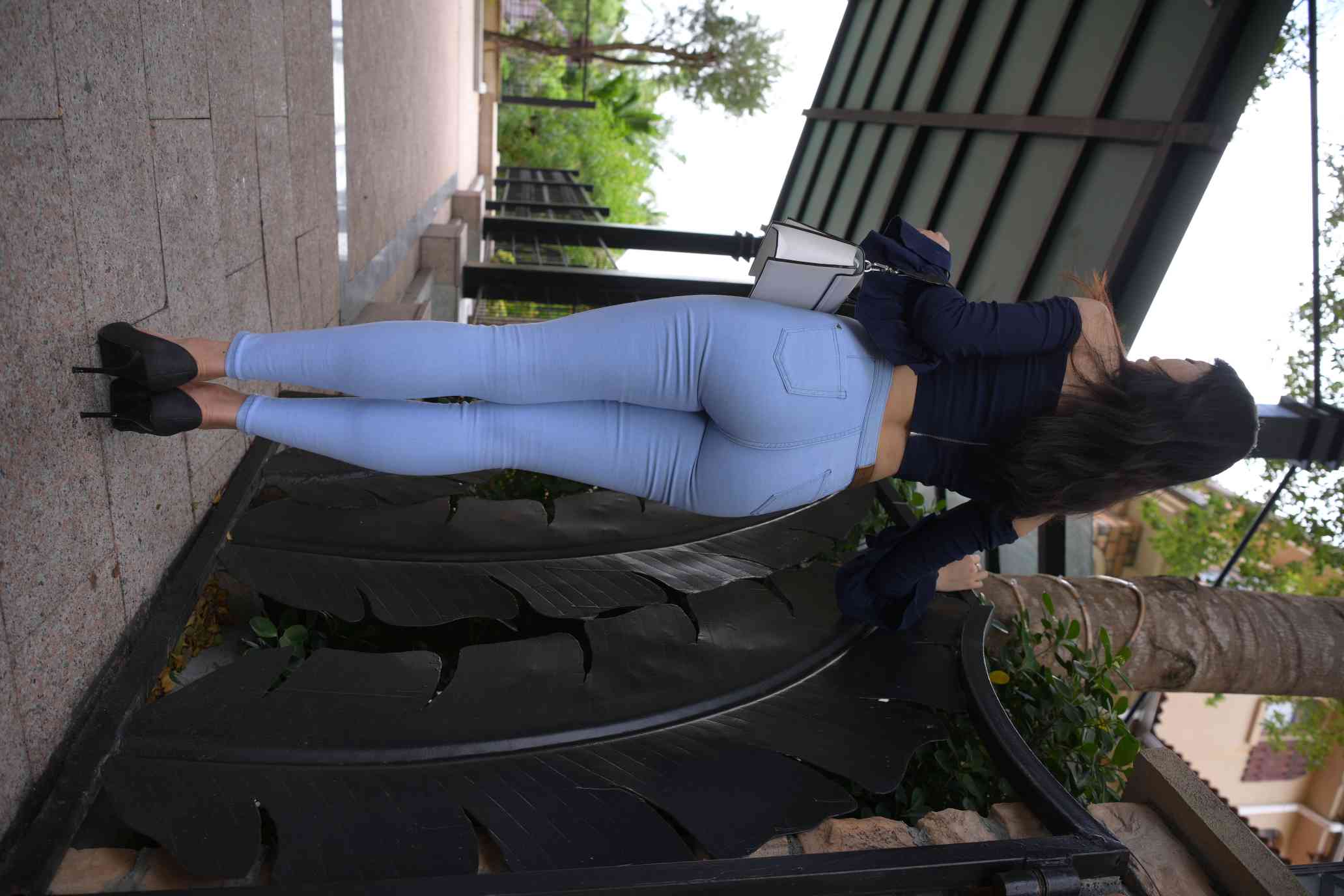 图片[3]-紧身牛仔裤女生【1127P】04027-开心图库