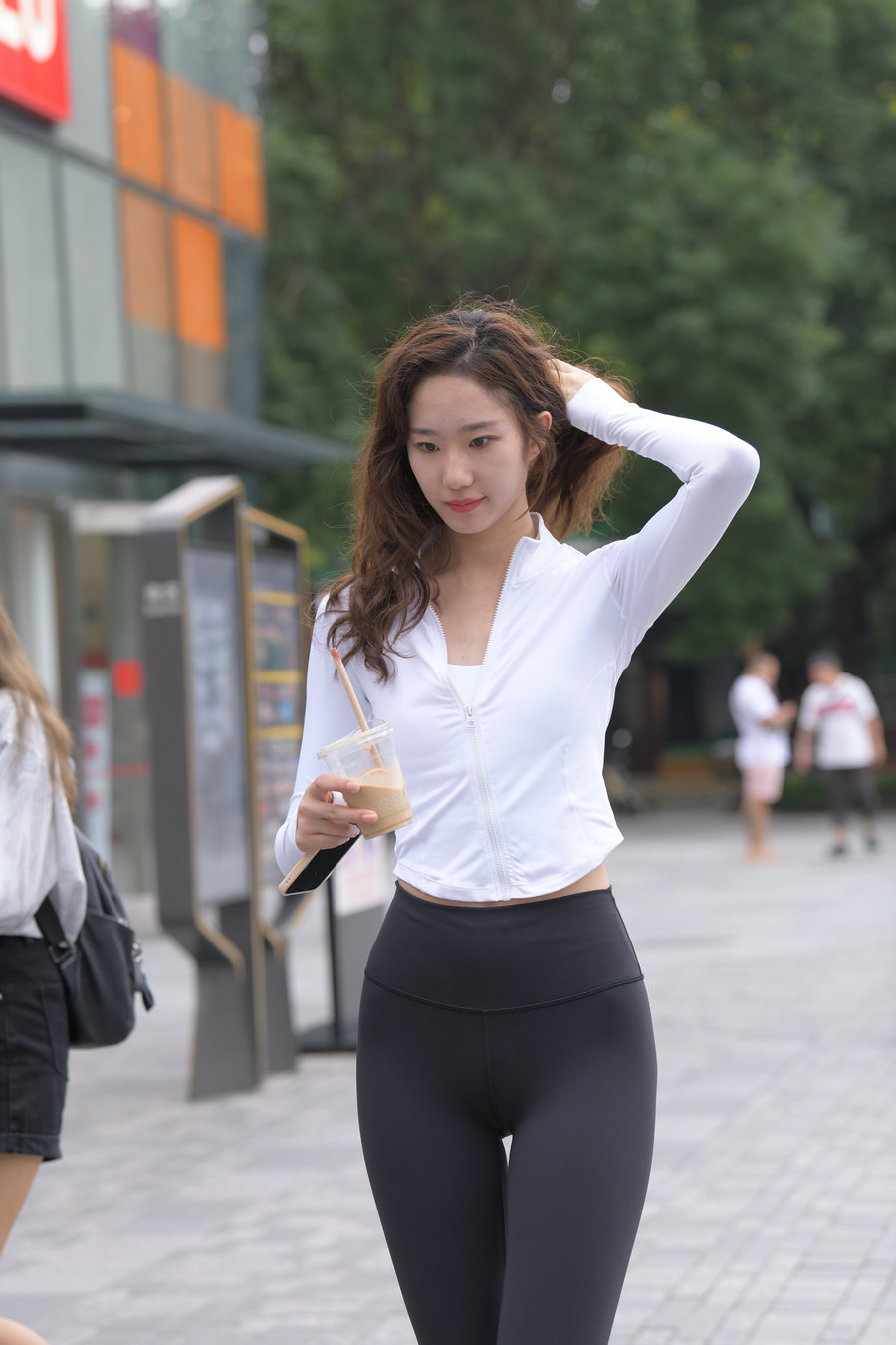 图片[3]-像刘亦菲的黑色瑜伽裤女孩J2237 340P1V-14.8GB-开心图库