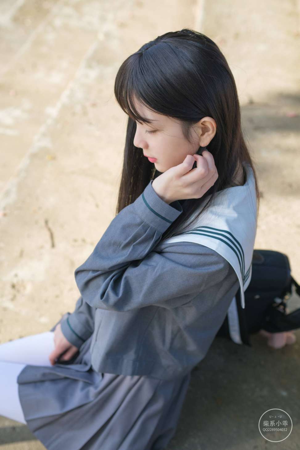 图片[3]-白丝清纯少女真的太可爱了【60P】20001-开心图库