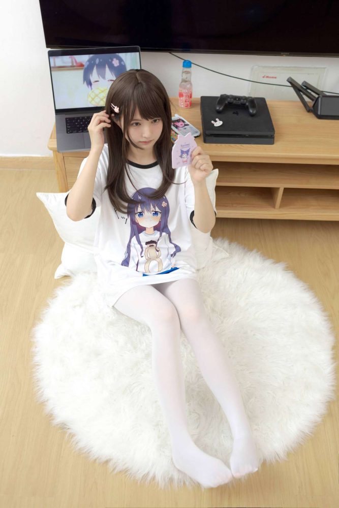 二次元白丝美少女【69P】20027-开心图库