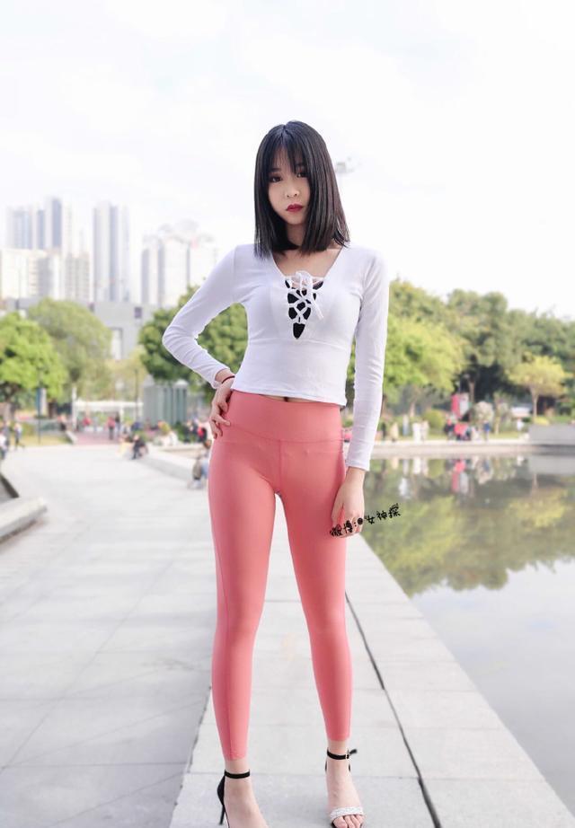 图片[2]-粉色瑜伽裤年轻女孩 J1311 417P17V-14.9GB-开心图库