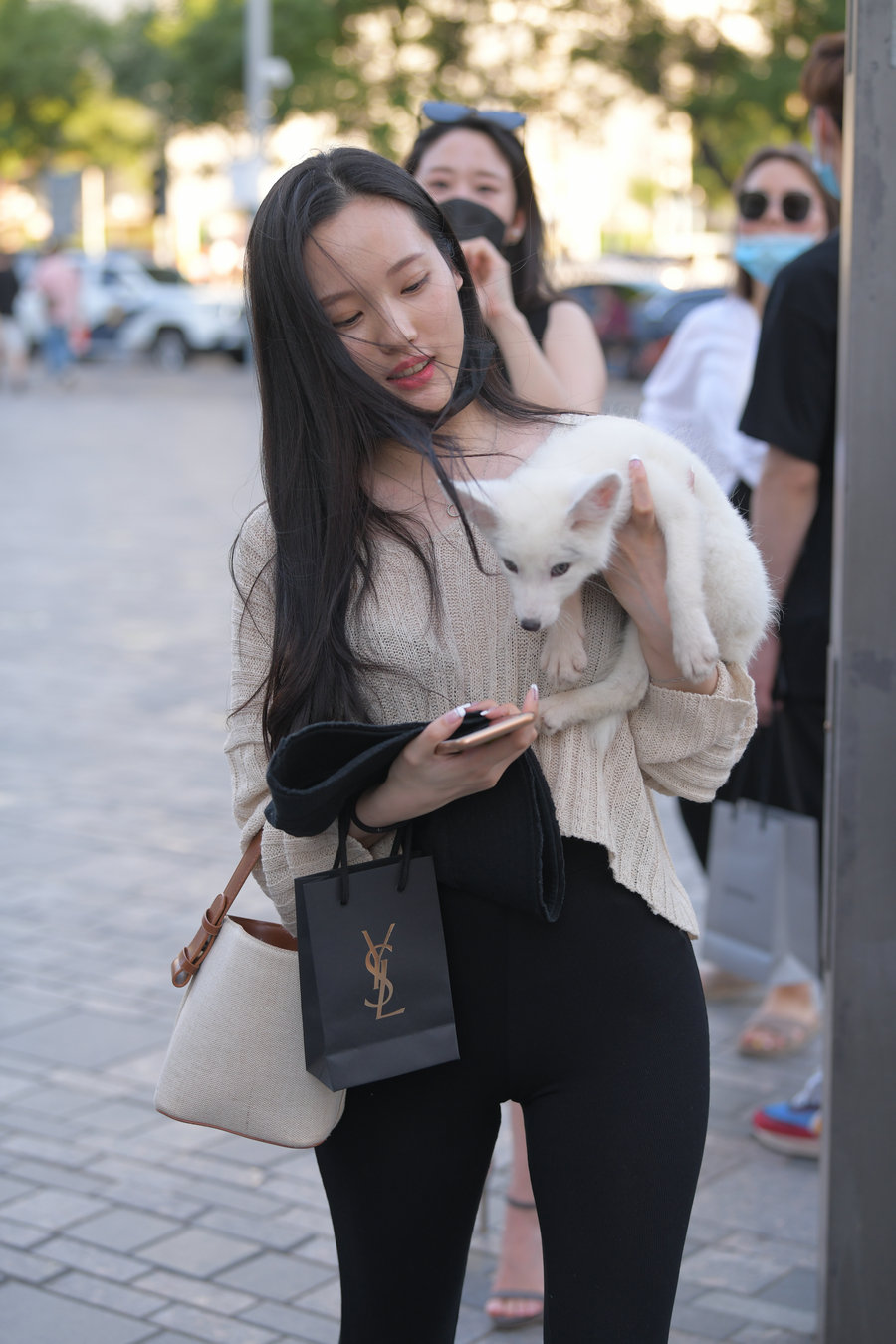 图片[1]-抱着小狗的漂亮女孩 J2106 136P-3.25GB-开心图库