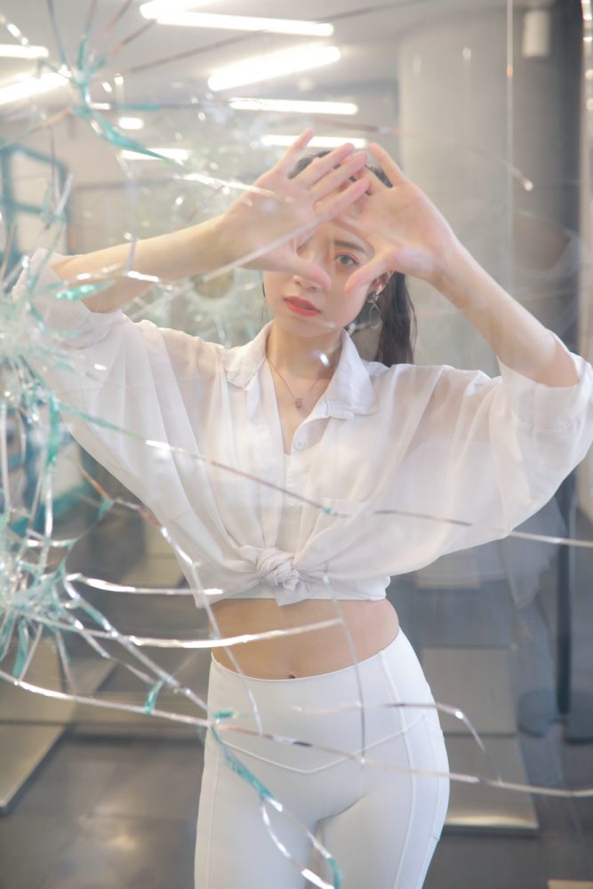 白色瑜伽裤女孩J2145 861P2V-22.3GB-开心图库