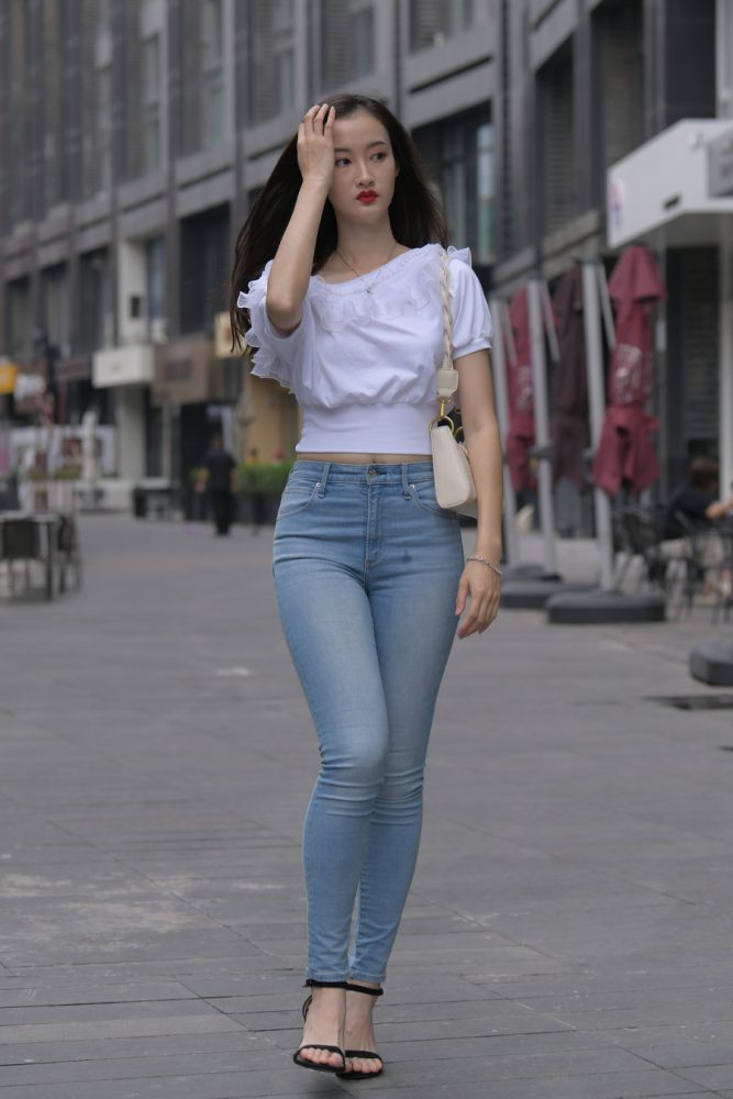 紧身牛仔裤女孩J2177 370P2V-19.4GB-开心图库