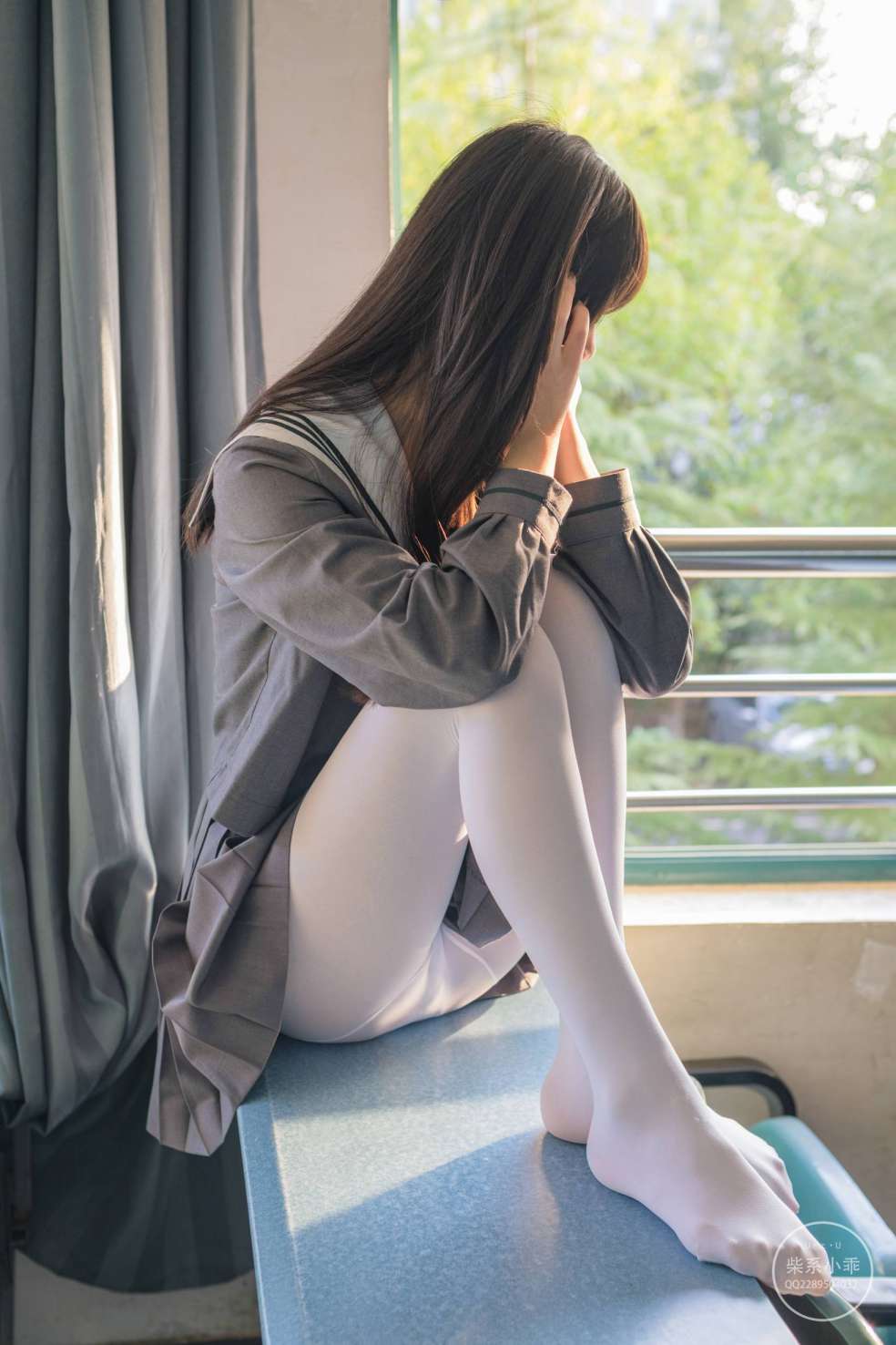 图片[4]-白丝清纯少女真的太可爱了【60P】20001-开心图库