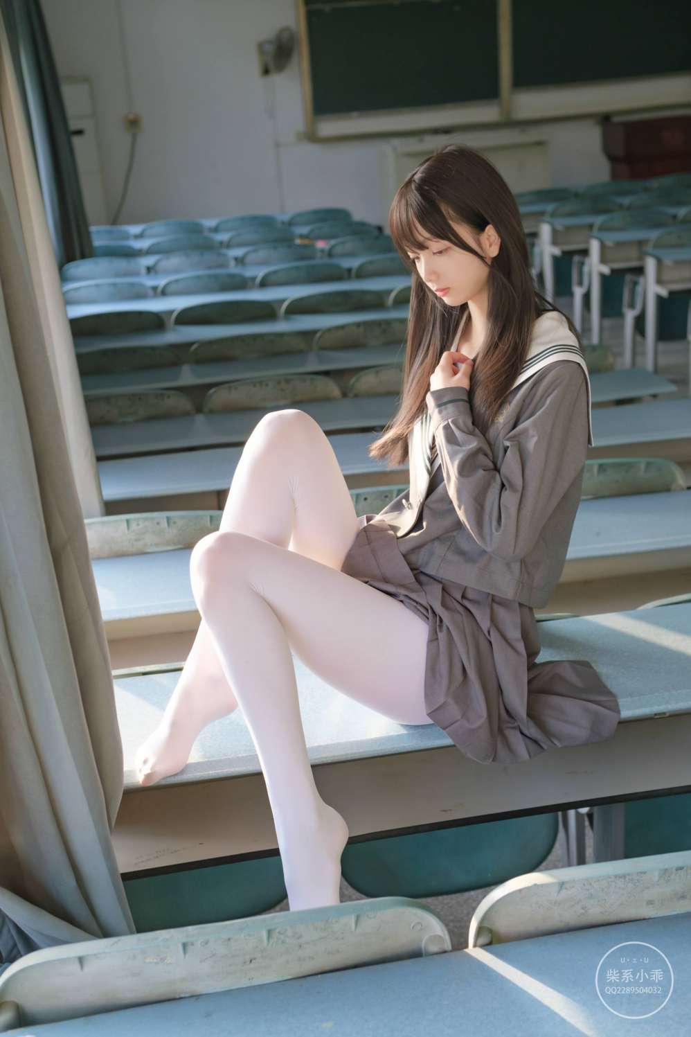 图片[5]-白丝清纯少女真的太可爱了【60P】20001-开心图库