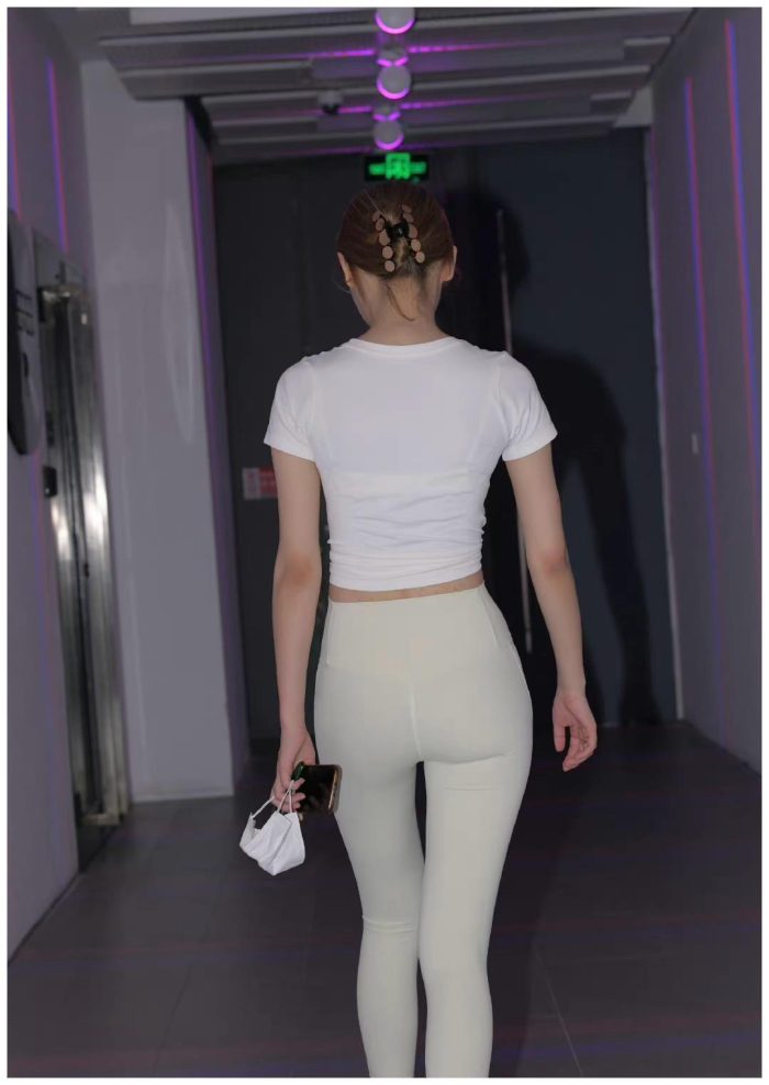 图片[2]-白色瑜伽裤女孩J2213 190P2V-14.6GB-开心图库