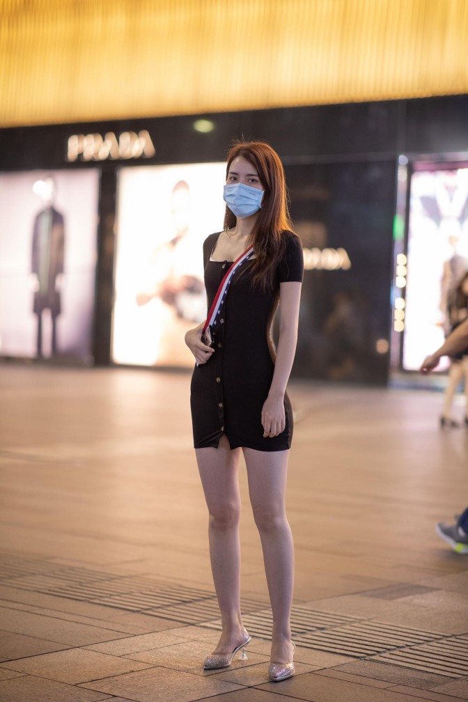 图片[4]-逛商场的黑色包臀裙美丽女孩【385P】00050-开心图库