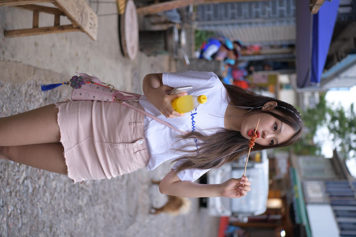 图片[7]-非常清纯甜美的短裙姑娘在逛街【458P】00052-开心图库