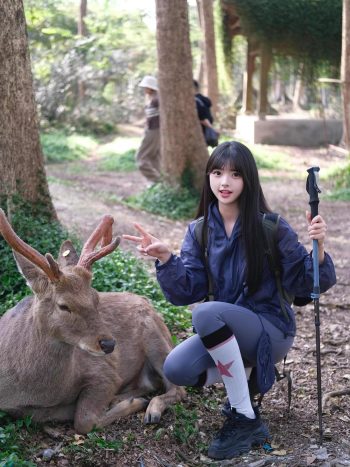 图片[5]-爱爬山的瑜伽裤MM，太甜美了！~-开心图库