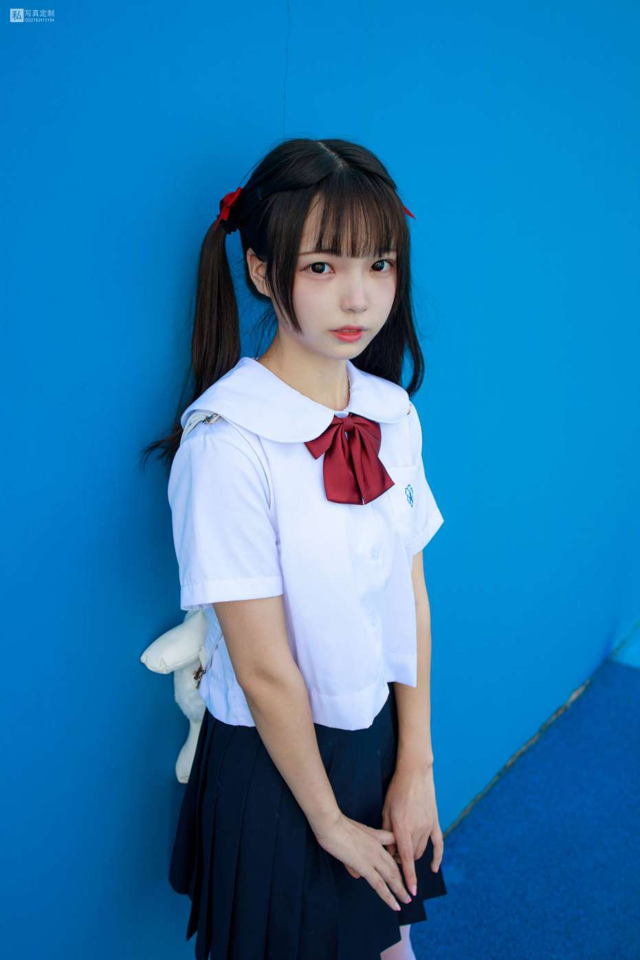 图片[2]-眼神好清澈的双马尾白丝女孩【75P】20019-开心图库