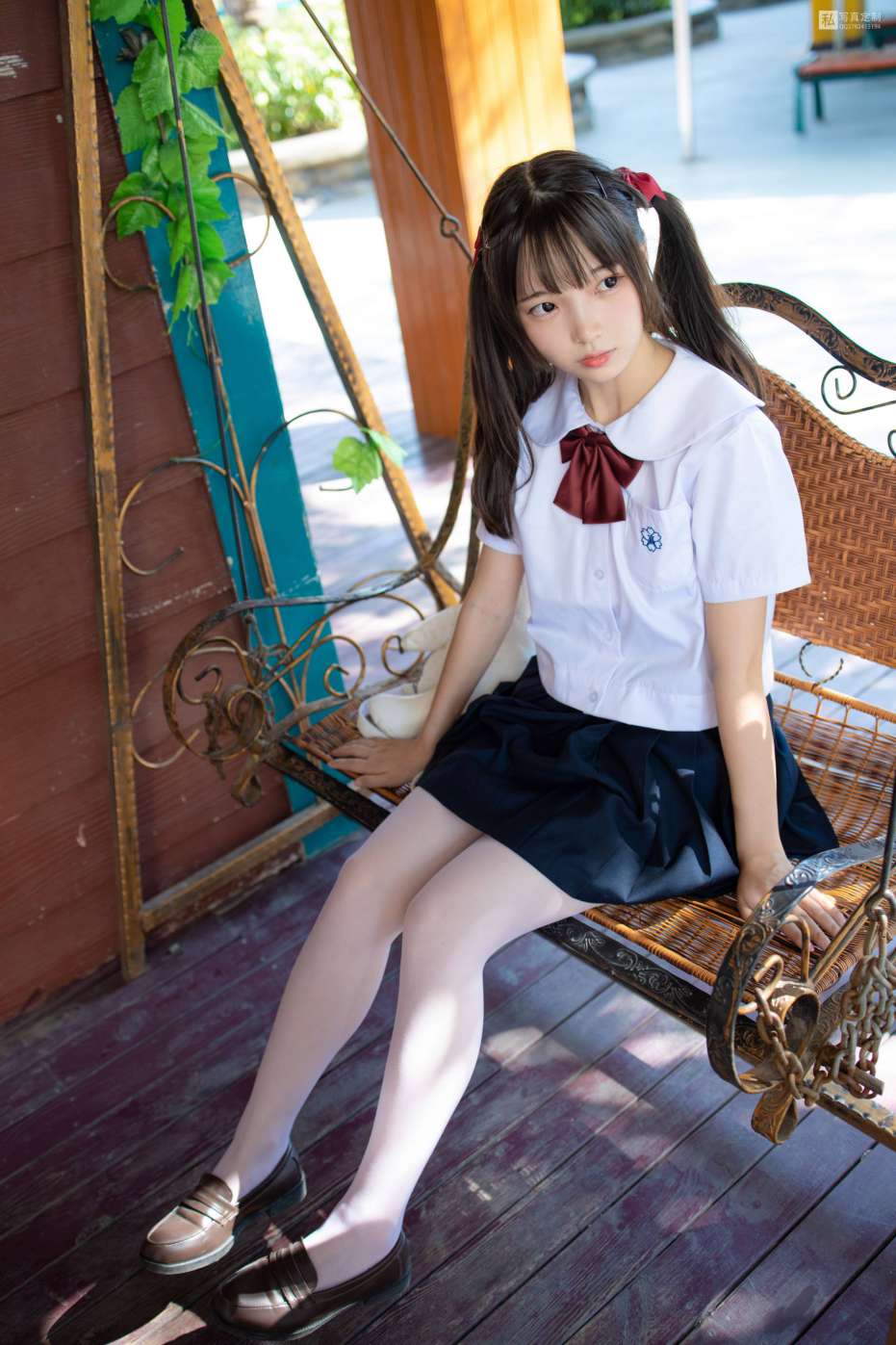 图片[3]-眼神好清澈的双马尾白丝女孩【75P】20019-开心图库