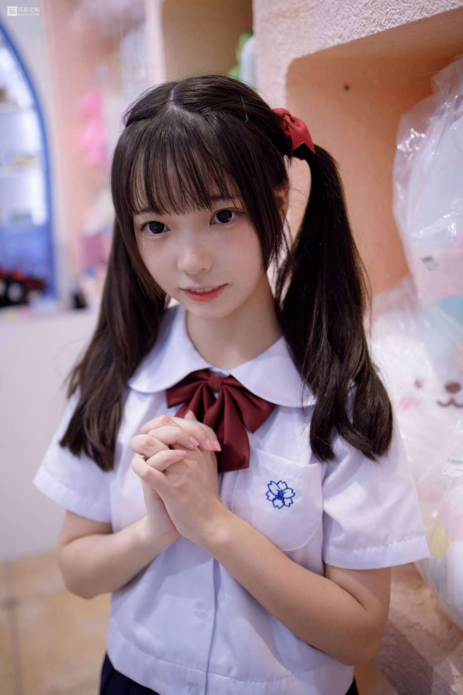 图片[4]-眼神好清澈的双马尾白丝女孩【75P】20019-开心图库